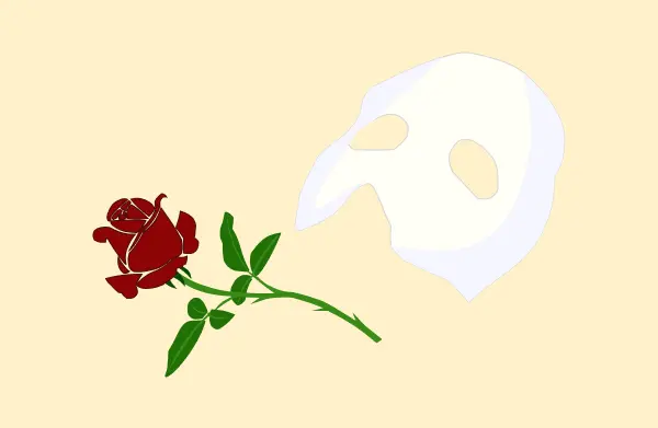 Phantom of the Opera themed Invitation